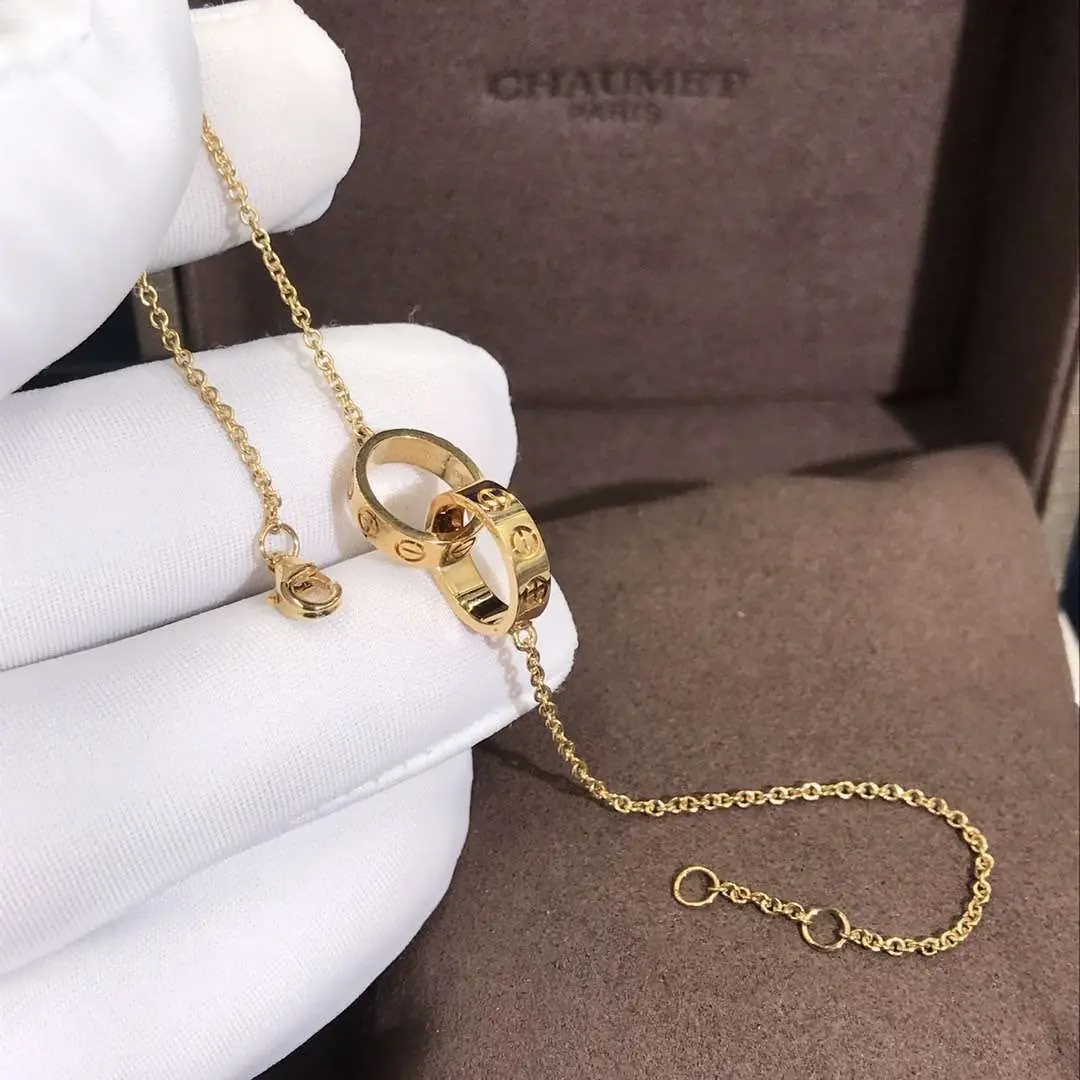 Браслет-цепочка Cartier Love /желтое золото/