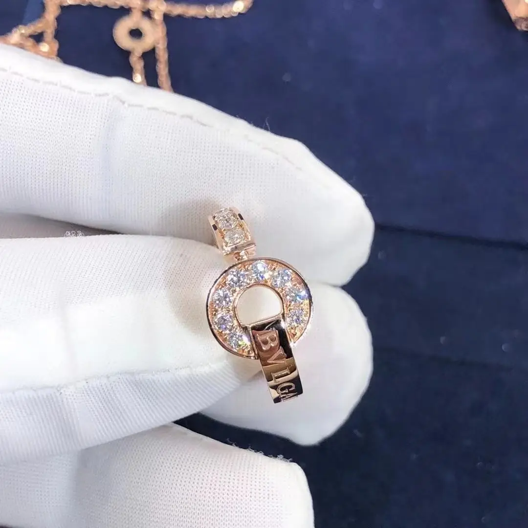 Кольцо Bulgari BVLGARI /бриллианты, розовое золото/