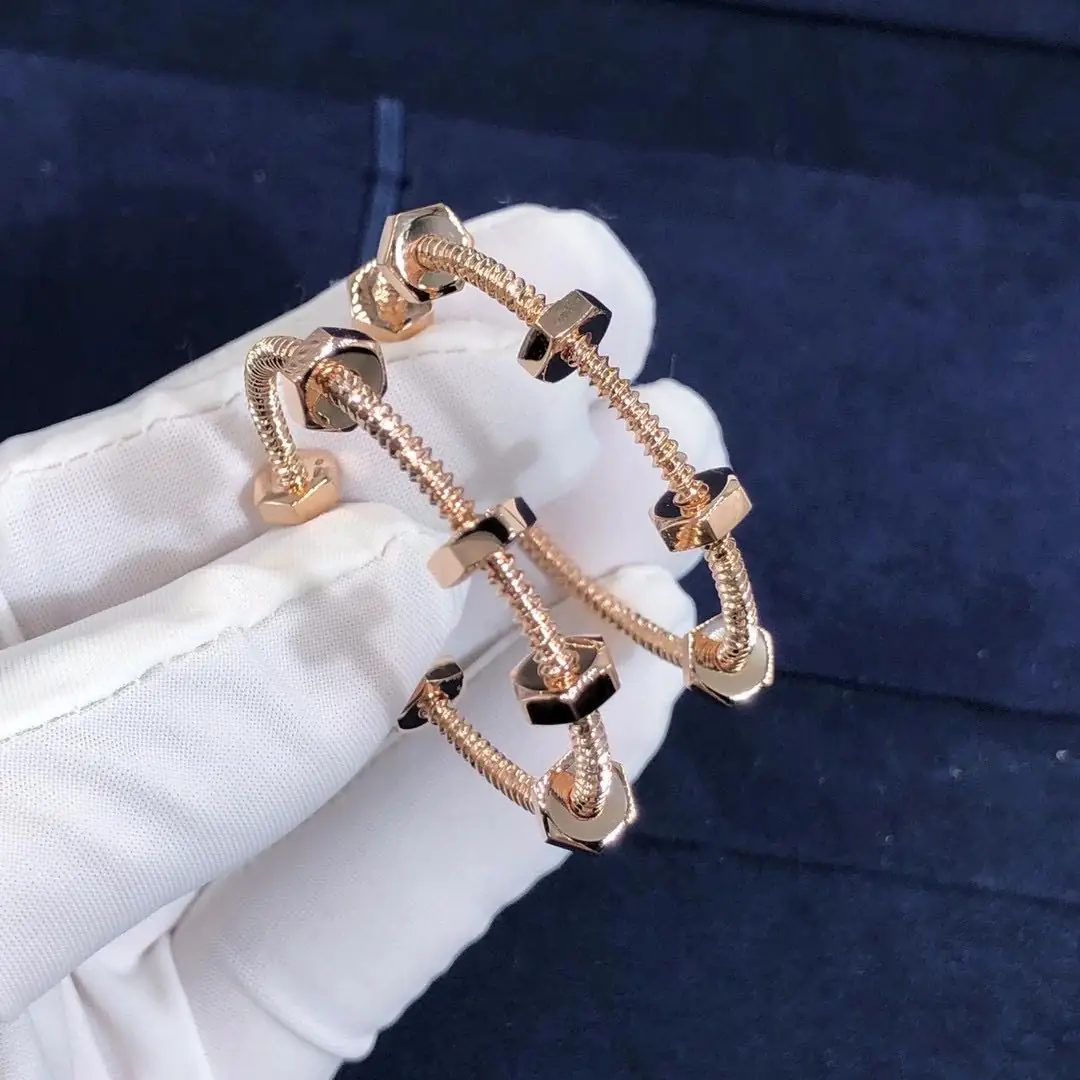 Серьги Ecrou de Cartier /розовое золото/