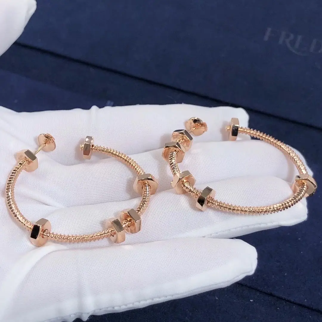 Серьги Ecrou de Cartier /розовое золото/