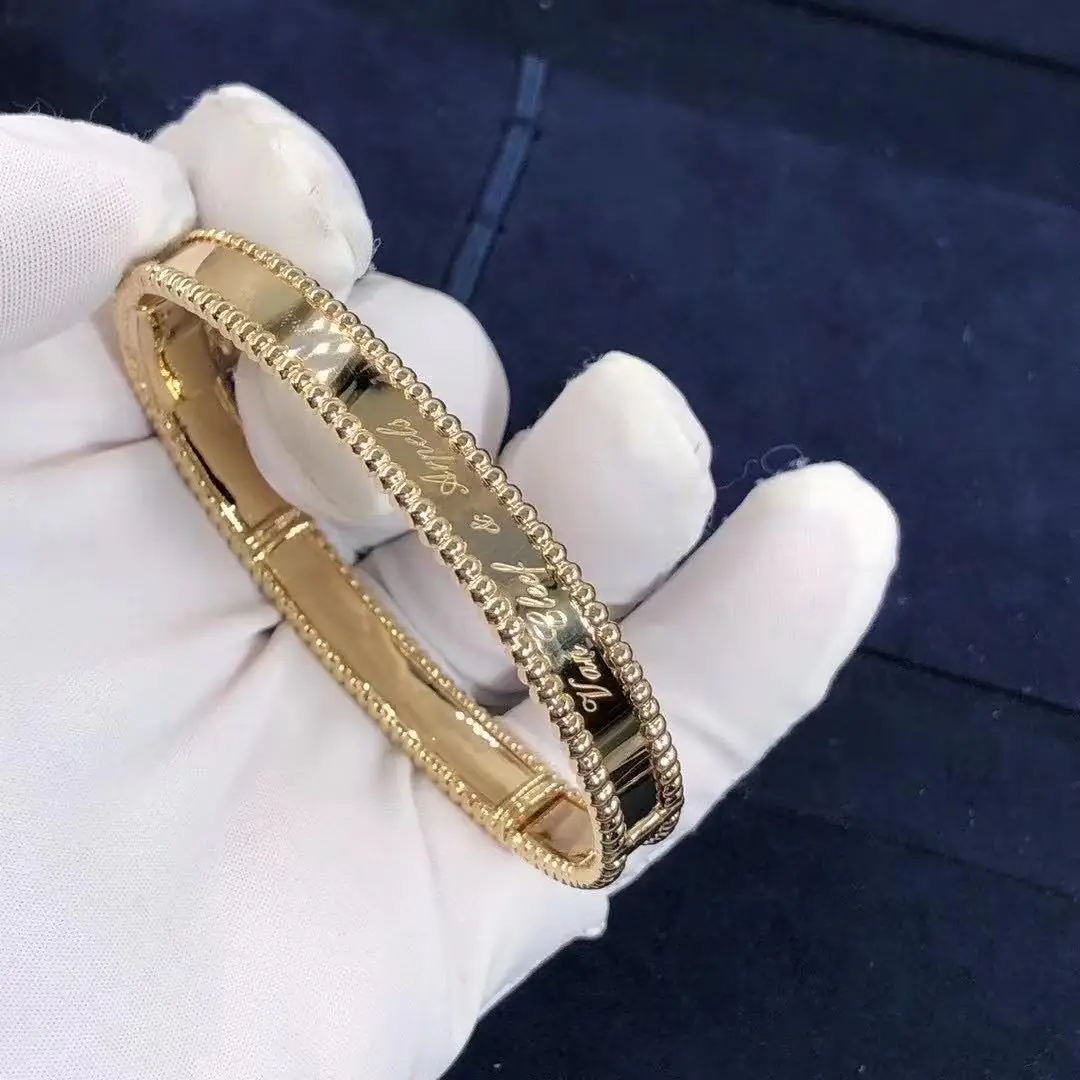 Браслет Van Cleef &amp; Arpels Perlée /желтое золото/