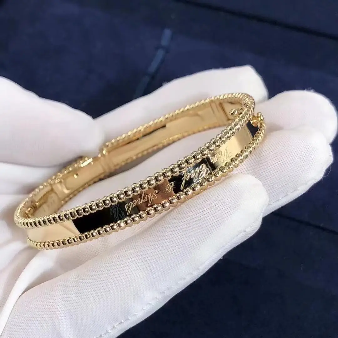 Браслет Van Cleef &amp; Arpels Perlée /желтое золото/