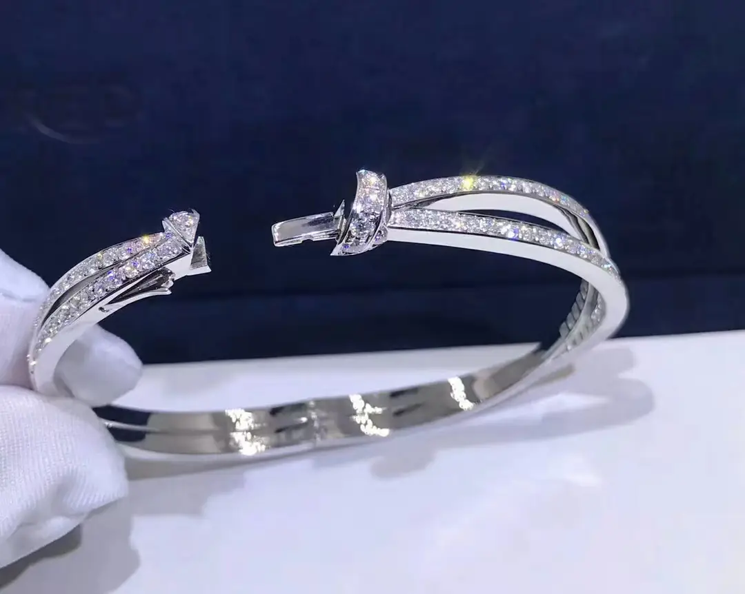 Браслет Chaumet Liens Séduction /белое золото, бриллианты/ 4