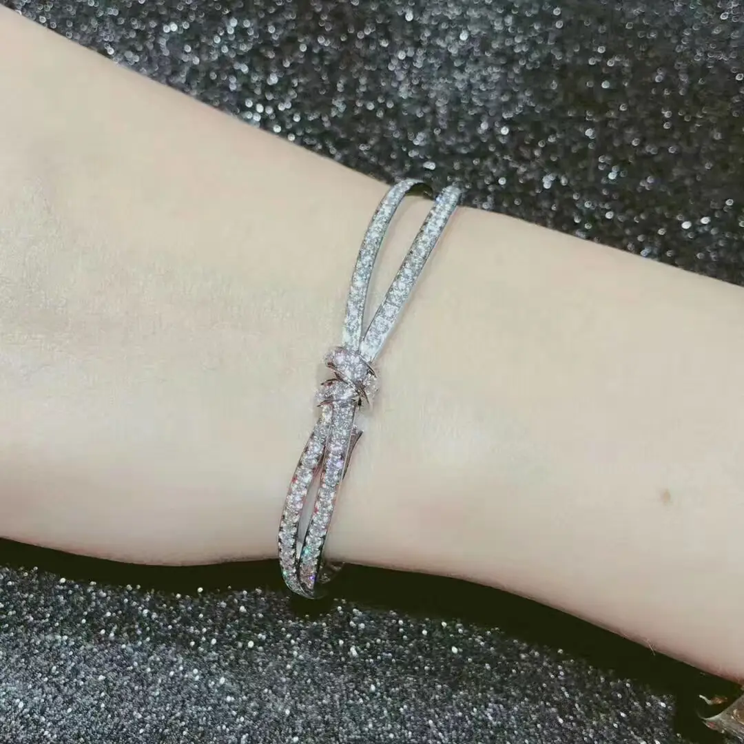 Браслет Chaumet Liens Séduction /белое золото, бриллианты/ 8
