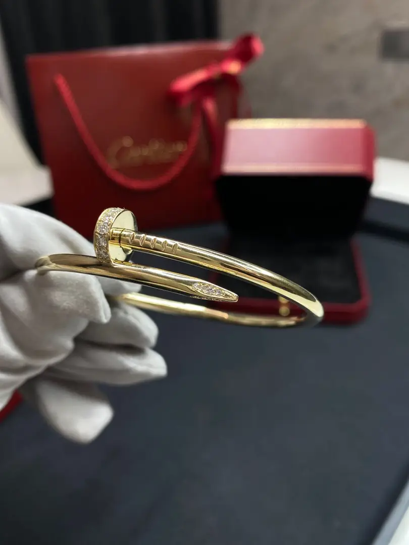 Браслет Cartier Juste Un Clou желтое золото, бриллианты 6