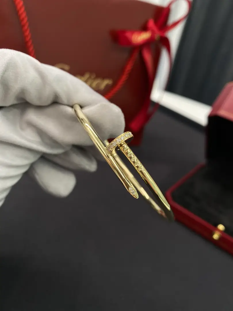 Браслет Cartier Juste Un Clou желтое золото, бриллианты 4