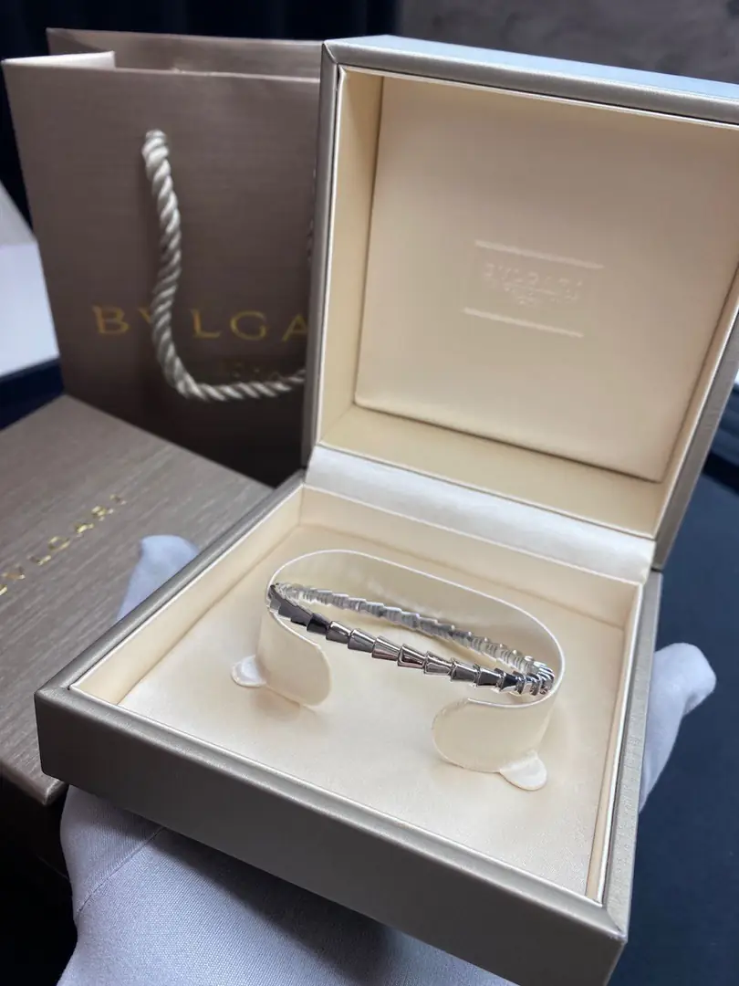 Браслет Bulgari Serpenti белое золото