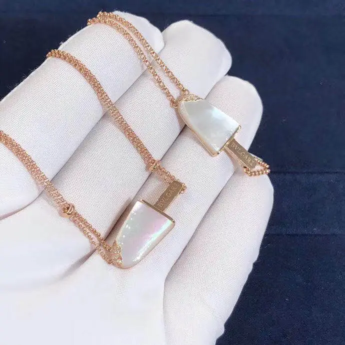 Подвеска-мороженое Bulgari BVLGARI Gelati /перламутр, розовое золото/