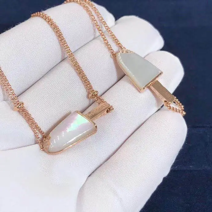 Подвеска-мороженое Bulgari BVLGARI Gelati /перламутр, розовое золото/ 3