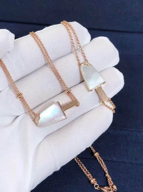 Подвеска-мороженое Bulgari BVLGARI Gelati /перламутр, розовое золото/ 5