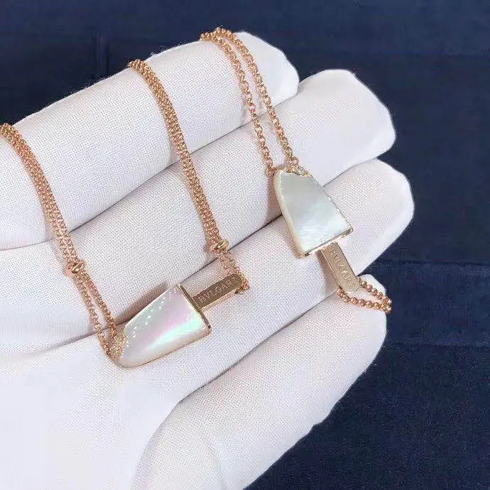 Подвеска-мороженое Bulgari BVLGARI Gelati /перламутр, розовое золото/