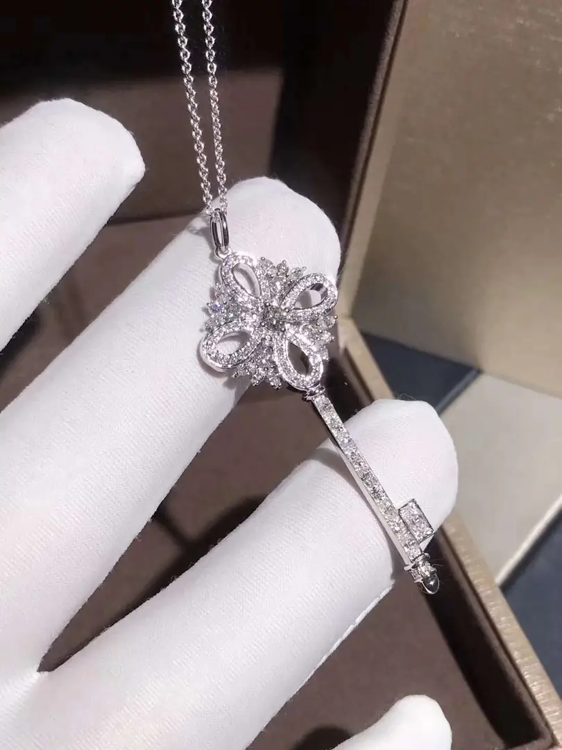 Подвеска Tiffany Victoria Key /розовое золото, бриллианты/ 6