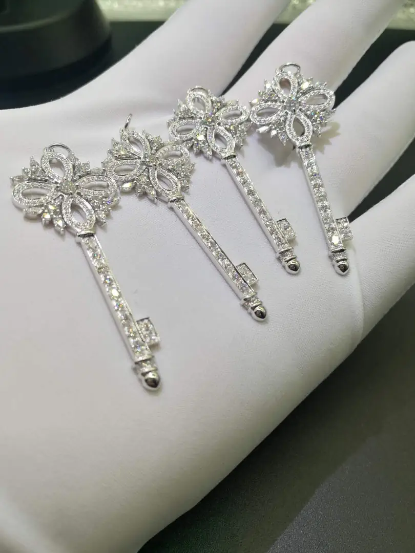 Подвеска Tiffany Victoria Key /розовое золото, бриллианты/ 7