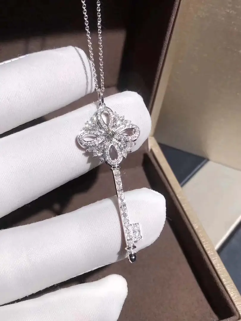 Подвеска Tiffany Victoria Key /розовое золото, бриллианты/ 9