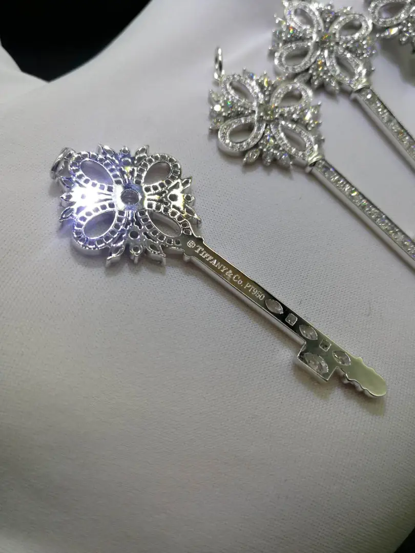 Подвеска Tiffany Victoria Key /розовое золото, бриллианты/ 10