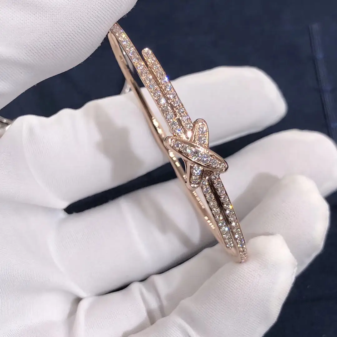 Браслет Chaumet Premiers Liens /розовое золото, бриллианты/