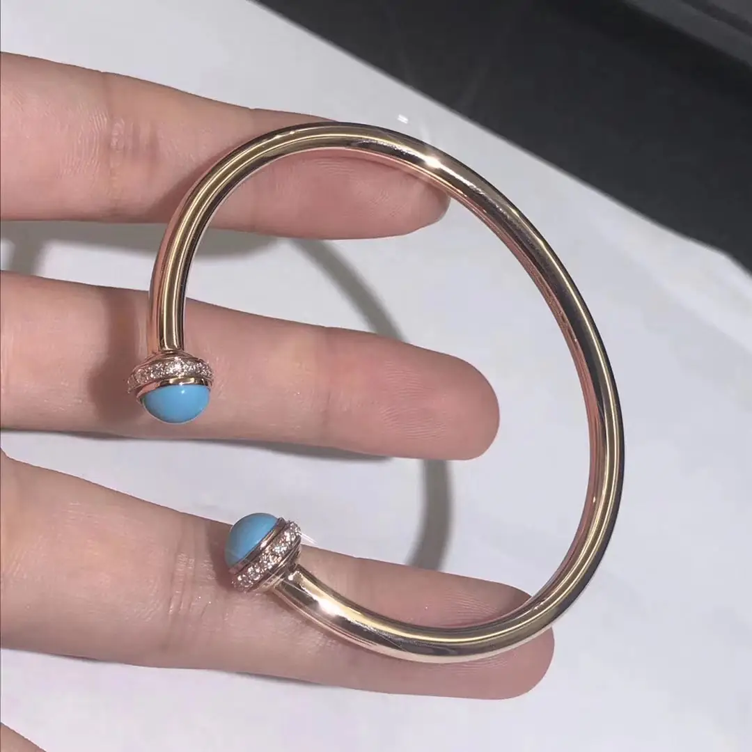 Браслет Piaget /желтое золото, бирюза, бриллианты/