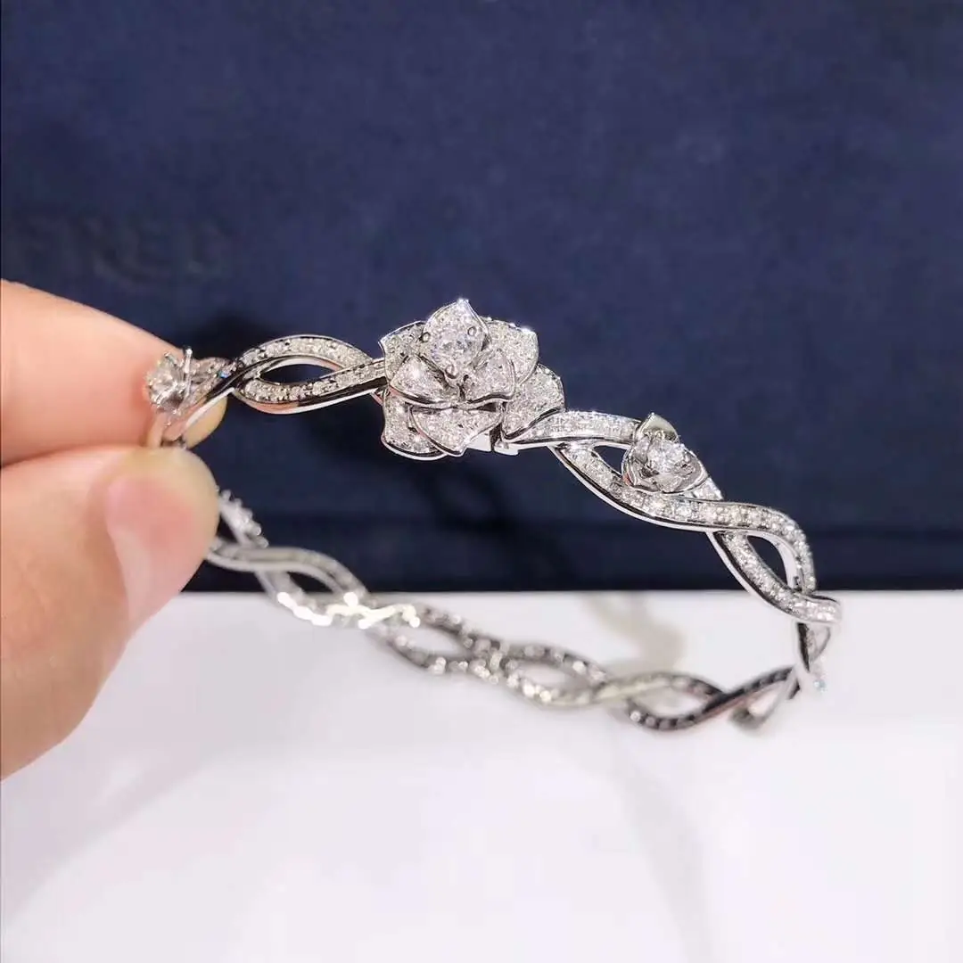 Браслет Piaget Rose /белое золото, бриллианты/