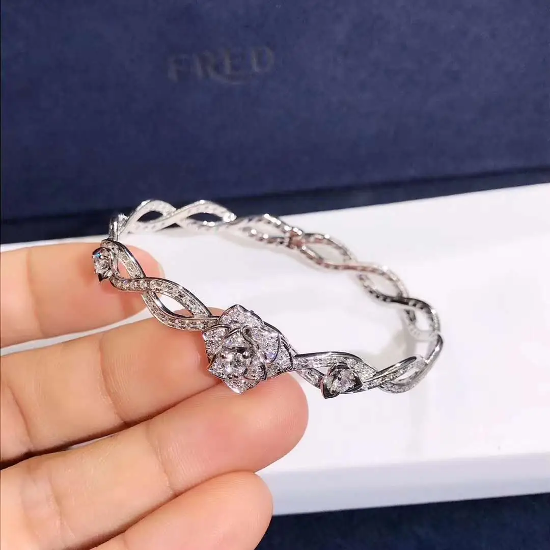Браслет Piaget Rose /белое золото, бриллианты/ 4