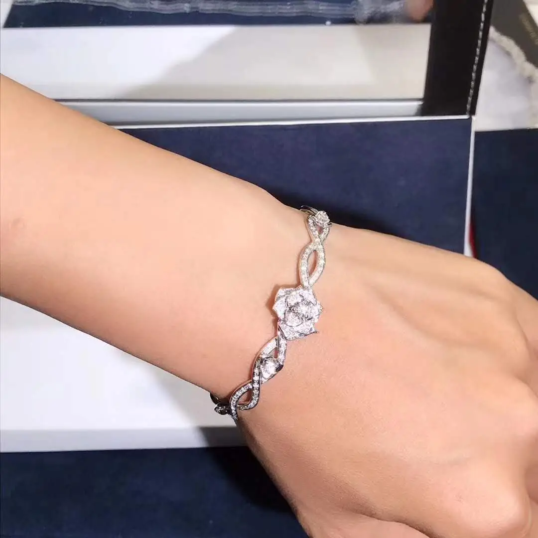 Браслет Piaget Rose /белое золото, бриллианты/ 5