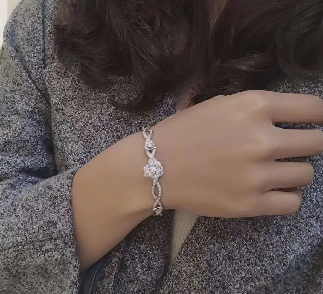 Браслет Piaget Rose /белое золото, бриллианты/ 6