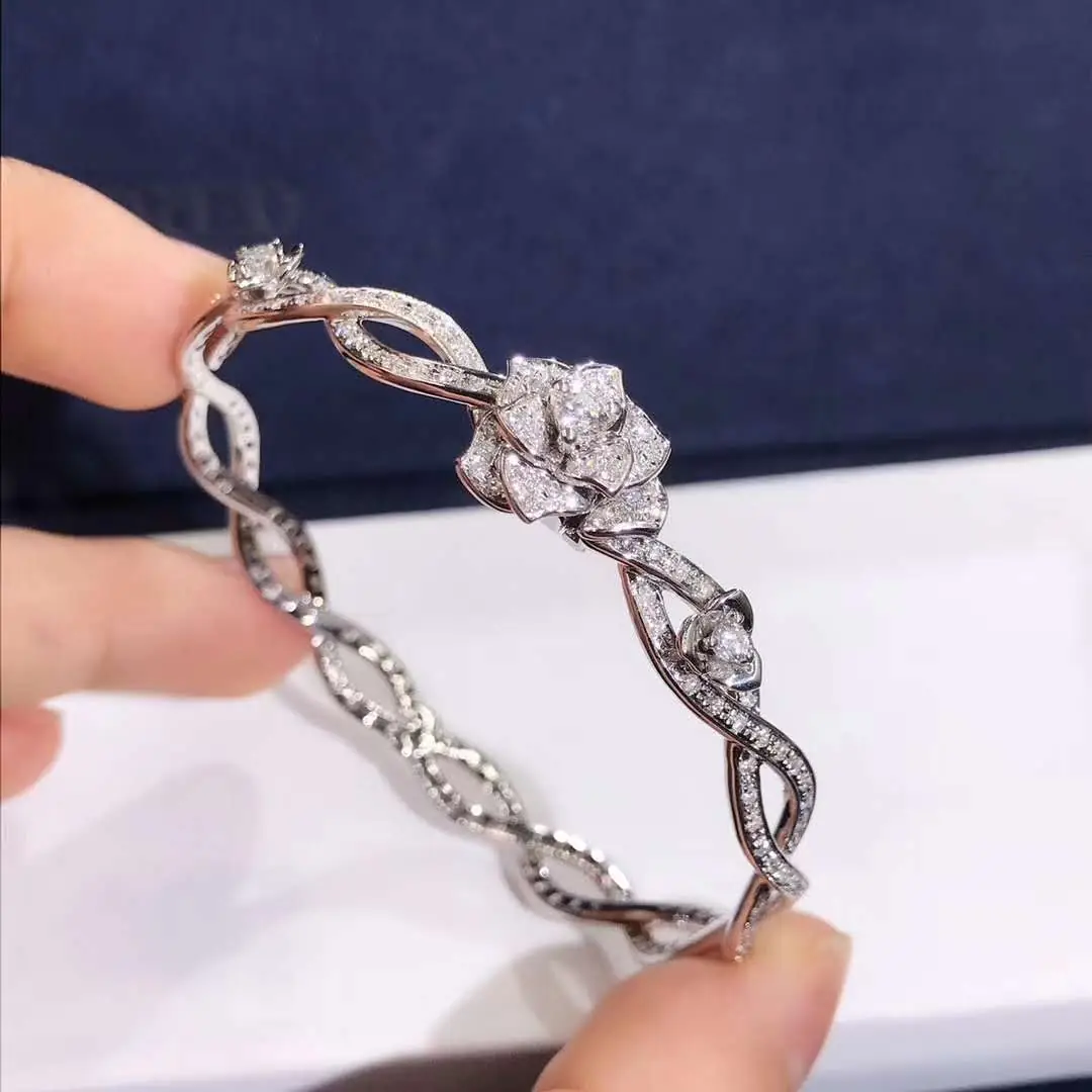 Браслет Piaget Rose /белое золото, бриллианты/