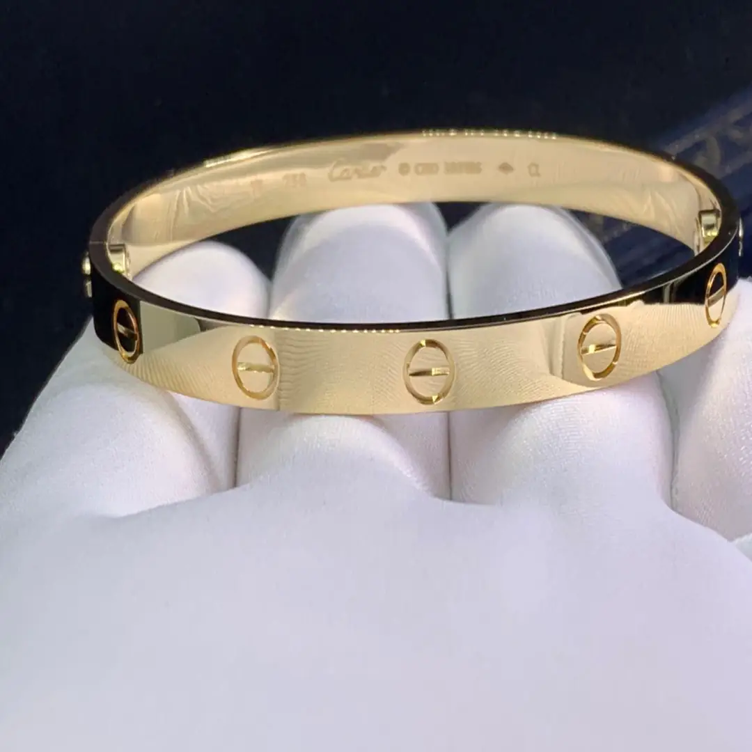 Браслет Cartier Love /желтое золото/ 4