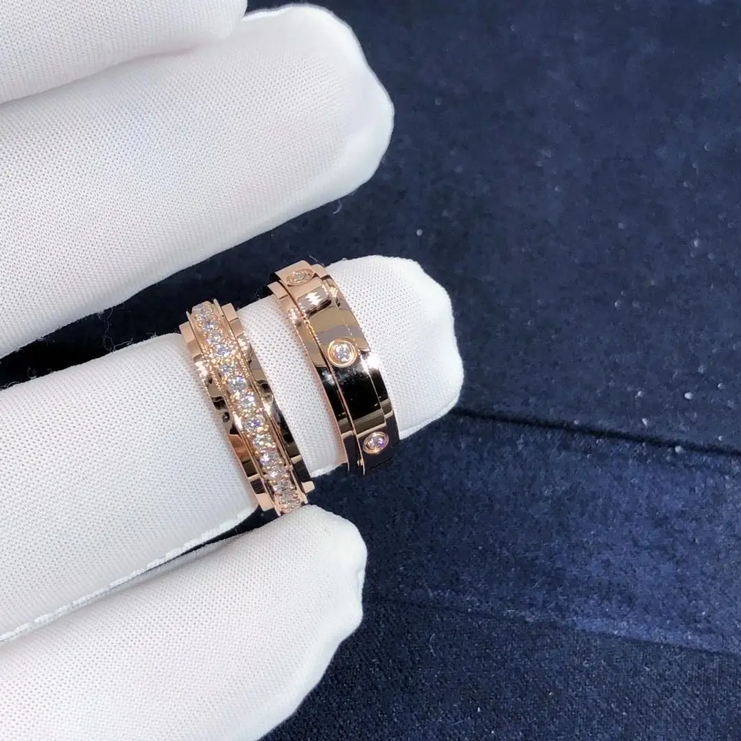 Набор обручальных колец Piaget Possession /бриллианты, розовое золото/ 2