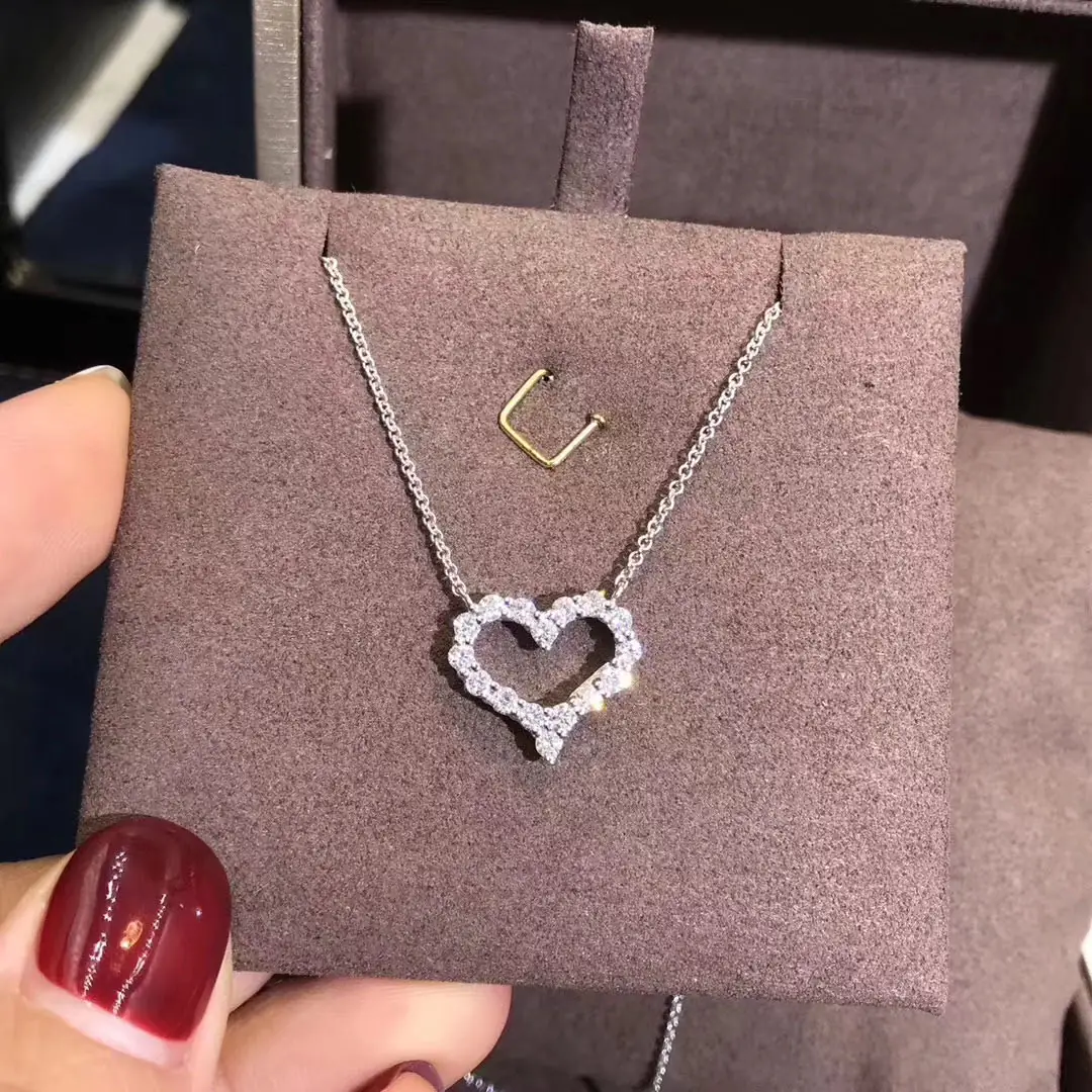 Подвеска-сердце Tiffany &amp; Co. /бриллианты, белое золото/