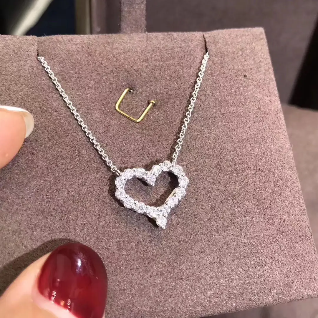 Подвеска-сердце Tiffany &amp; Co. /бриллианты, белое золото/