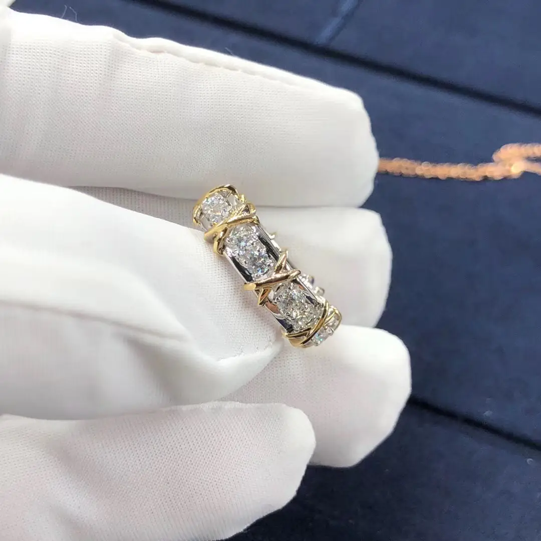 Кольцо Tiffany &amp; Co. Schlumberger /бриллианты, желтое золото/
