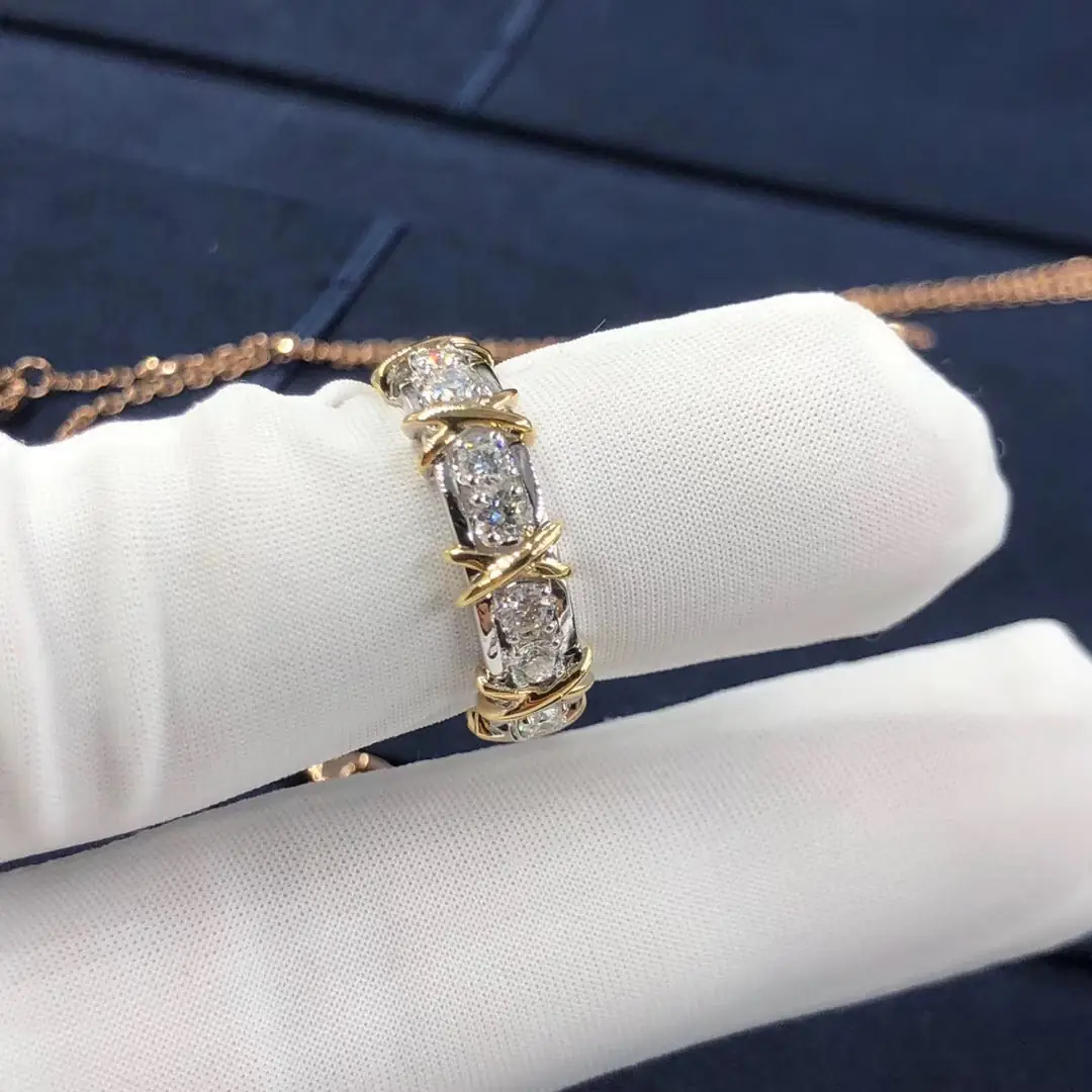Кольцо Tiffany &amp; Co. Schlumberger /бриллианты, желтое золото/ 3