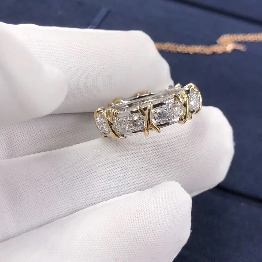 Кольцо Tiffany &amp; Co. Schlumberger /бриллианты, желтое золото/