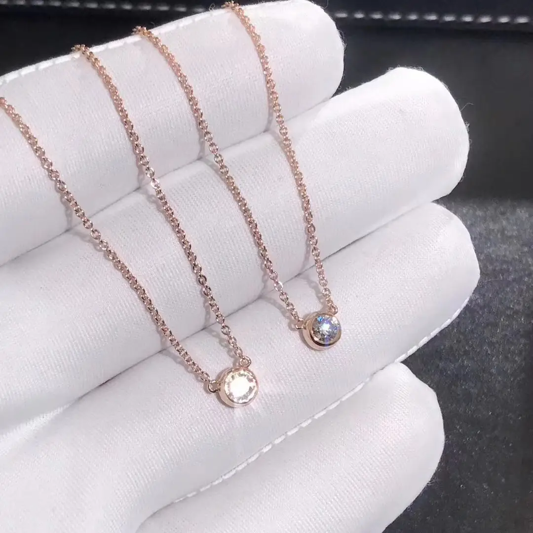 Подвеска Tiffany Elsa Peretti /бриллианты, розовое золото/