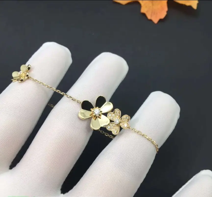 Браслет Van Cleef & Arpels Frivole /бриллианты, желтое золото/ 5