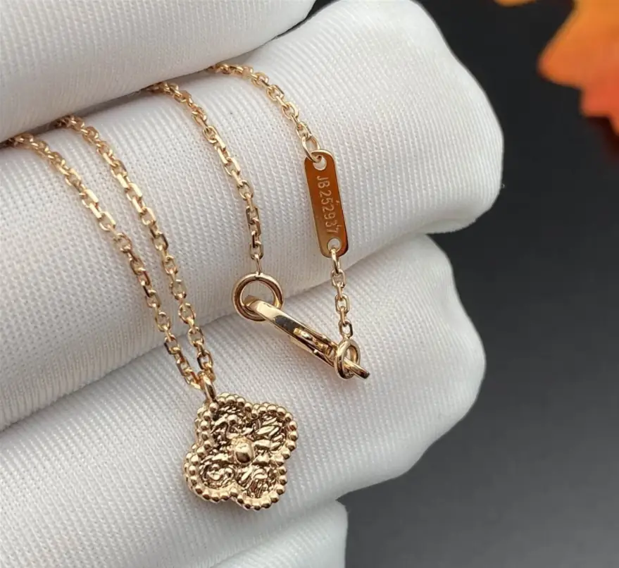Подвеска Van Cleef &amp; Arpels Sweet Alhambra /розовое золото/