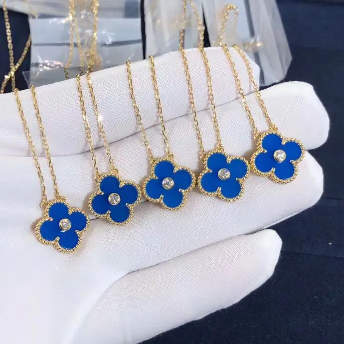 Подвеска Van Cleef &amp; Arpels Vintage Alhambra /желтое золото, бриллиант/