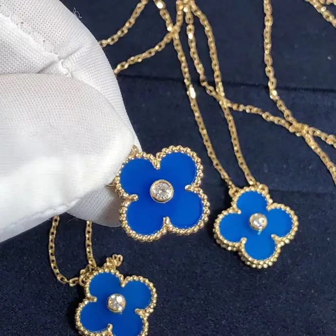 Подвеска Van Cleef &amp; Arpels Vintage Alhambra /желтое золото, бриллиант/